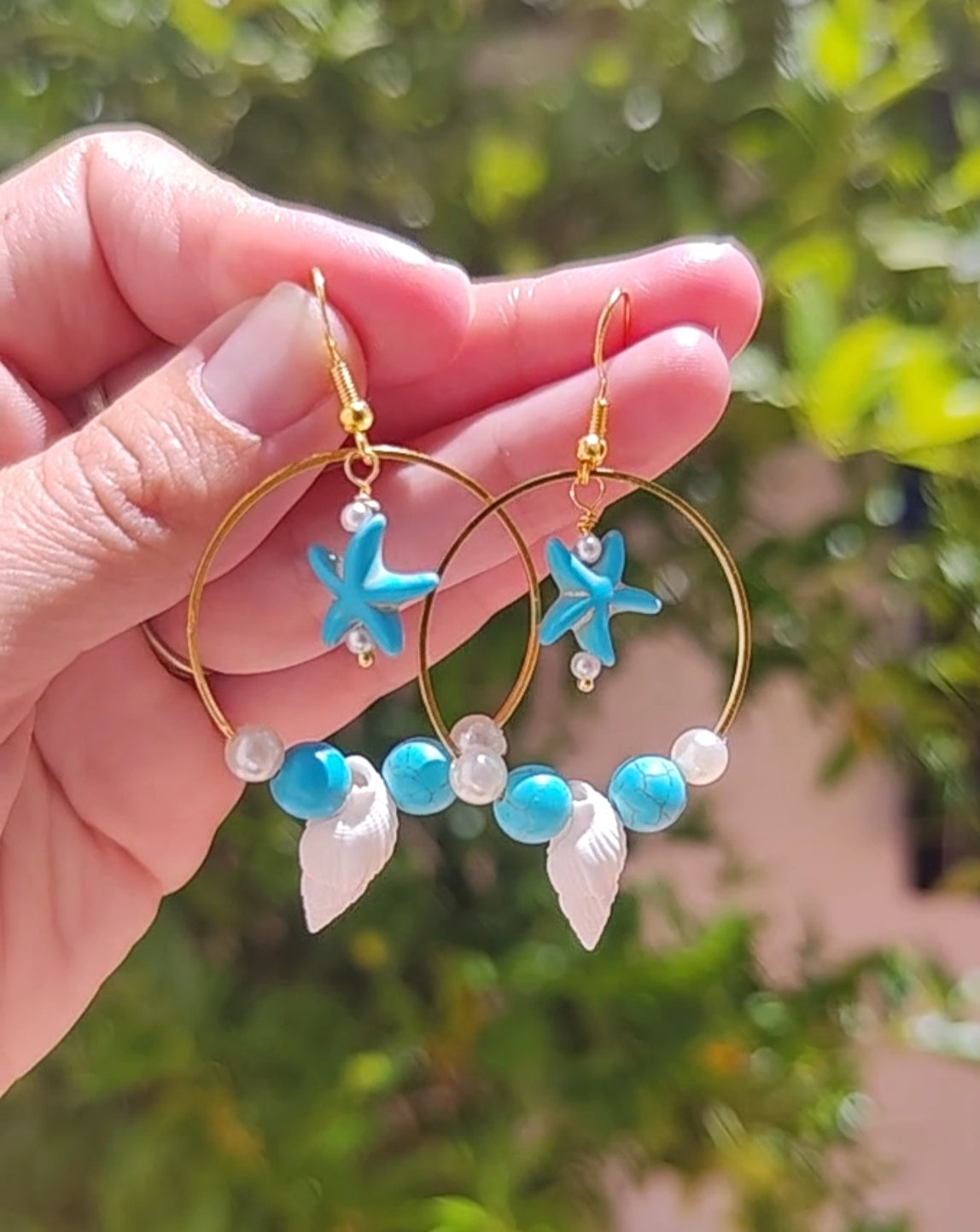 Pendientes artesanos para verano