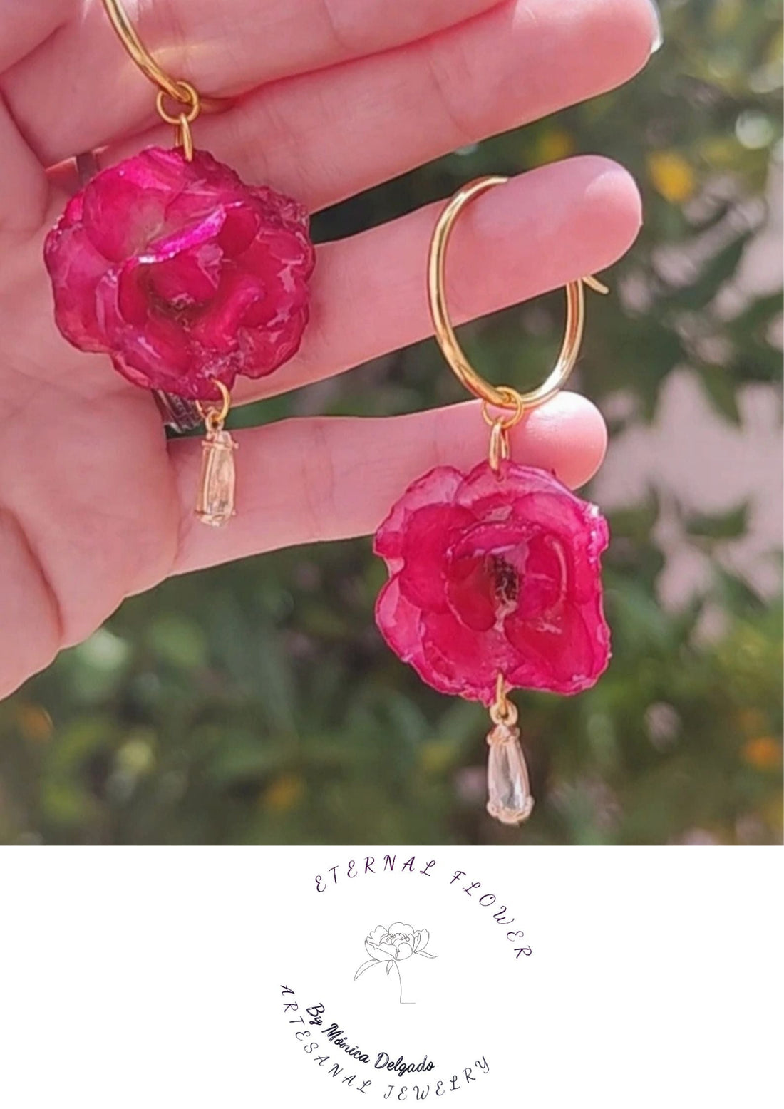 Pendientes de Resina con Flores: El Accesorio estrella de la temporada