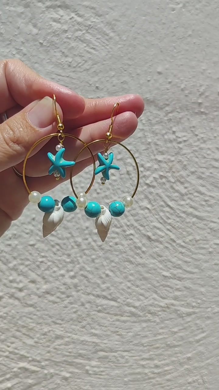 Pendientes artesanos para verano