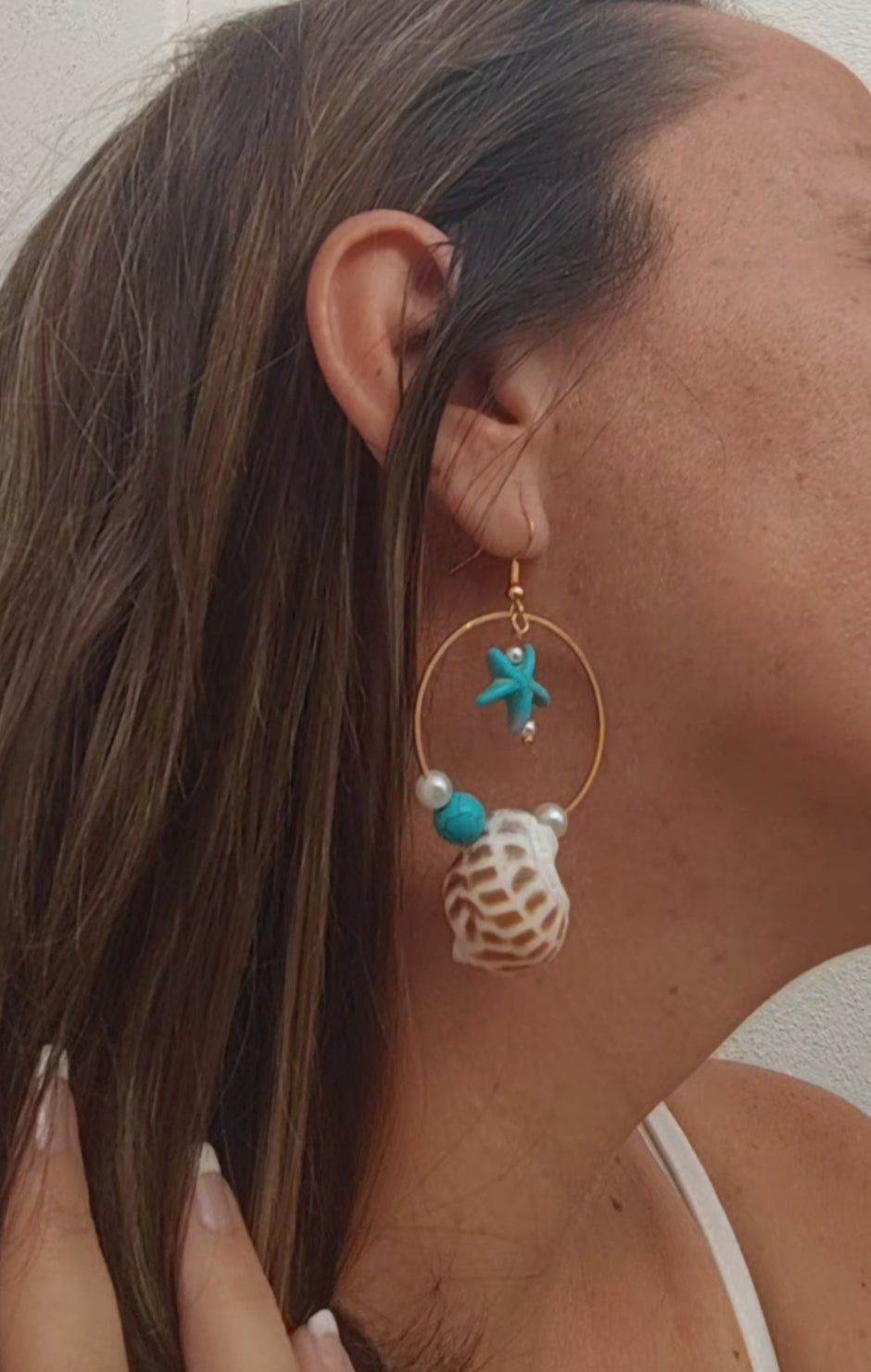 Pendientes artesanos para verano