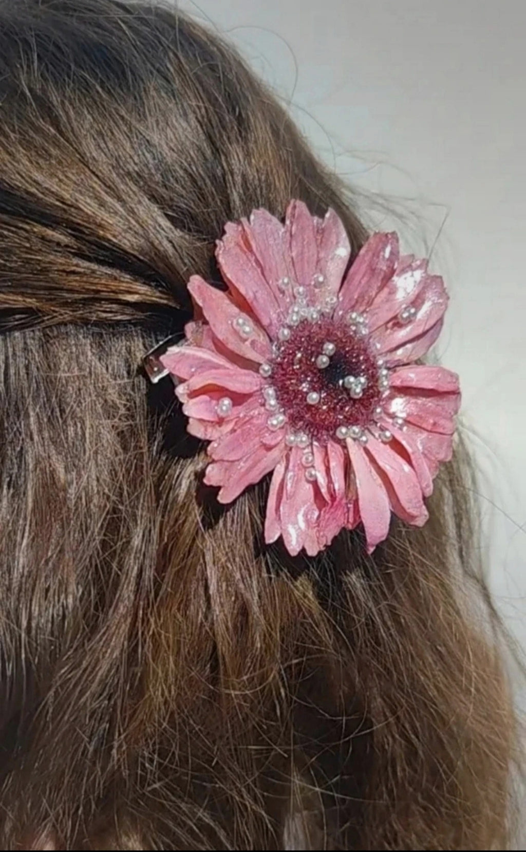 Clip de pelo de gerbera