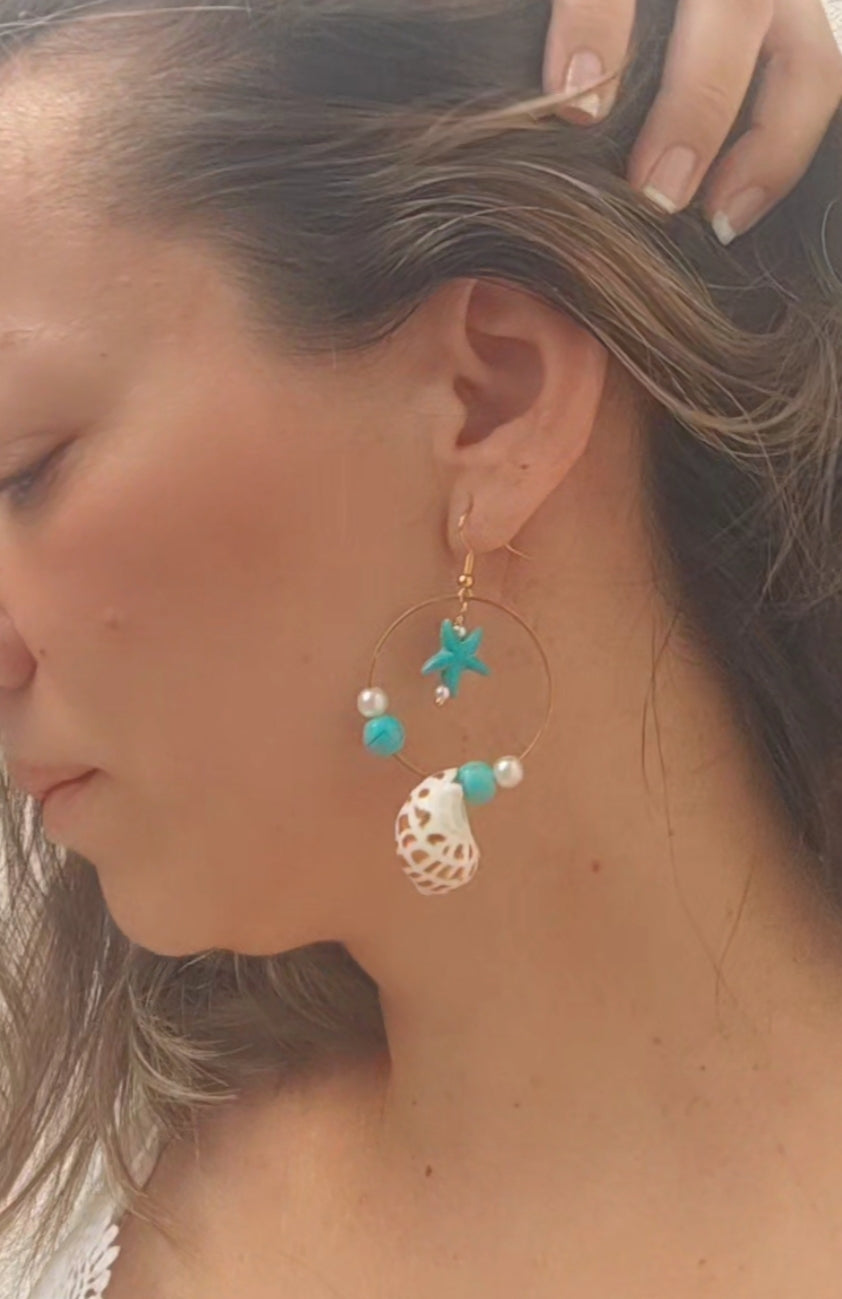 Pendientes artesanos para verano