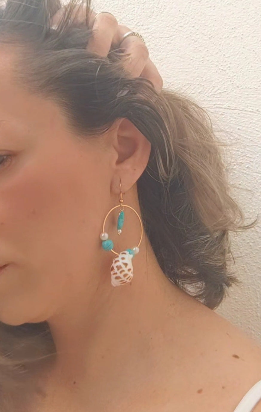 Pendientes artesanos para verano