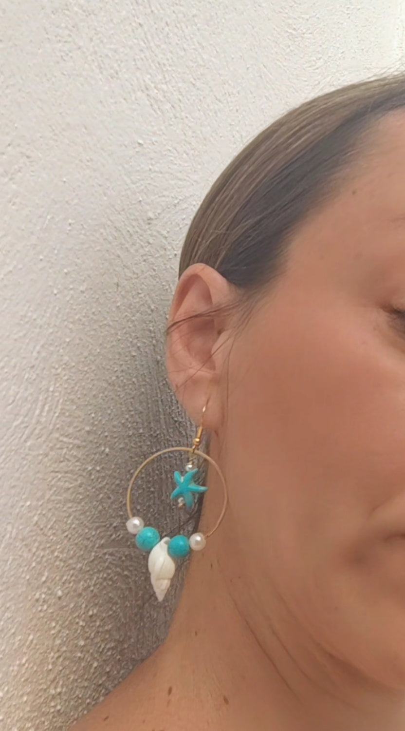 Pendientes artesanos para verano