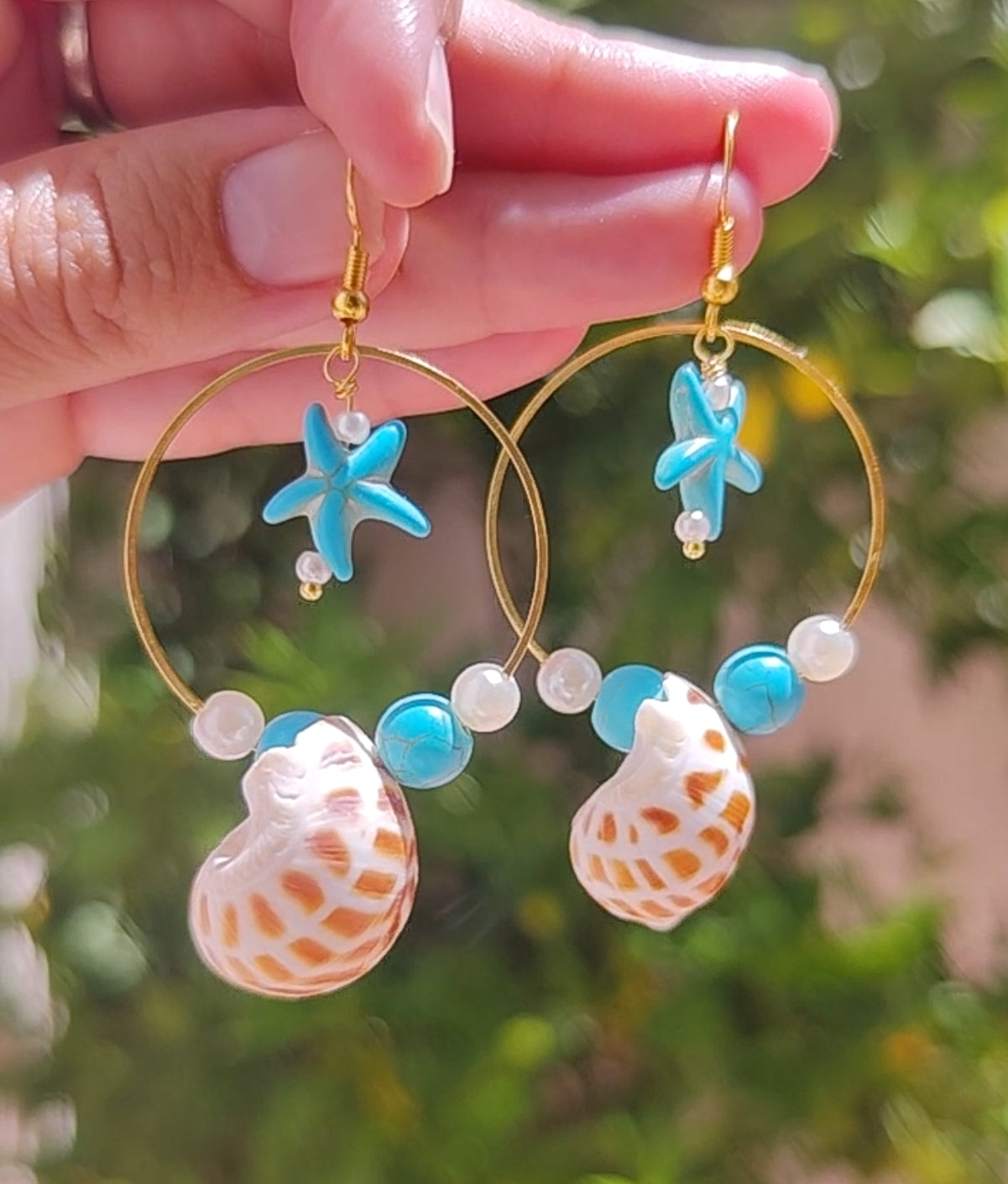 Pendientes artesanos para verano
