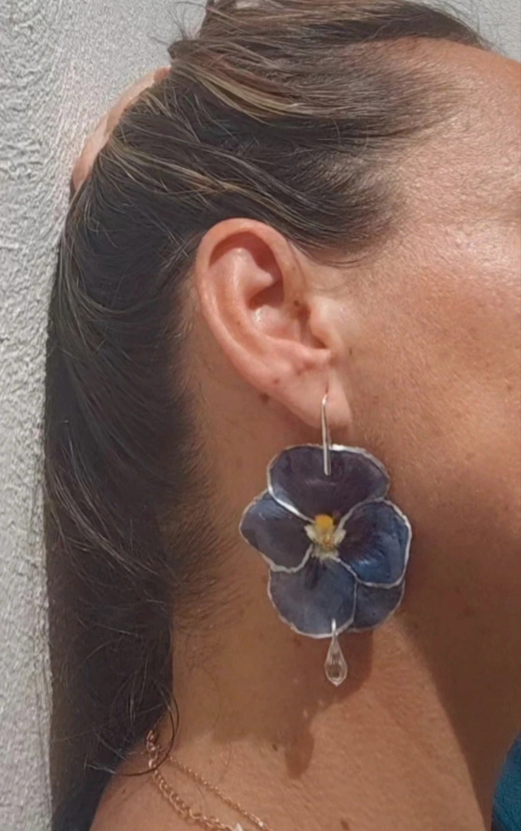 Pendientes artesanos de pensamientos reales